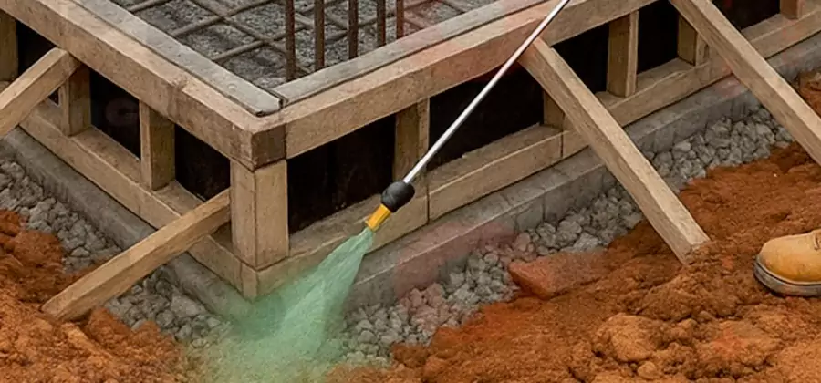 Foundation Slab Termite Treatment in Fairfax Station